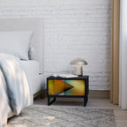 GENOMSNITTANDE SHARPNESS Nattduksbord i svart finish