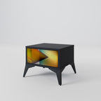 GENOMSNITTANDE SHARPNESS Nattduksbord i svart finish