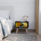 GENOMSNITTANDE SHARPNESS Nattduksbord i svart finish