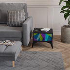 Nattduksbord i svart finish, COLD SHOWCASE