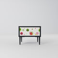 COLORFUL COSMOS Nightstand in Black Finish