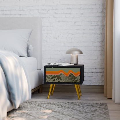 SIMPLE SOLUTIONS Nattduksbord i svart finish