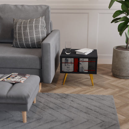 GRAY FIGURES Nightstand in Black Finish
