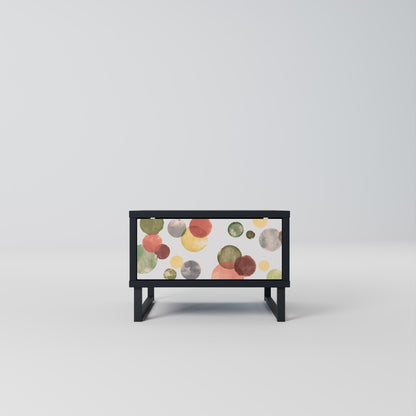 FLEETING HAPPINESS Nightstand in Black Finish