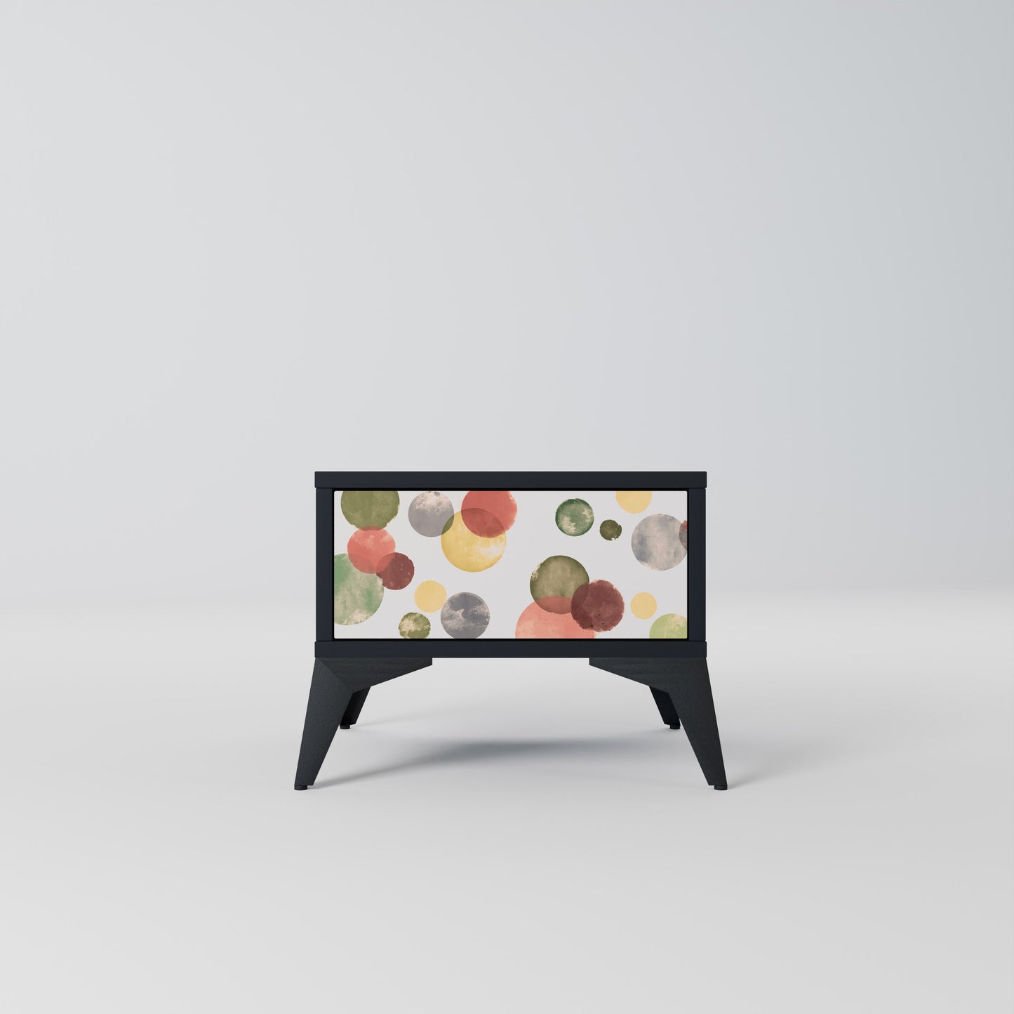 FLEETING HAPPINESS Nightstand in Black Finish