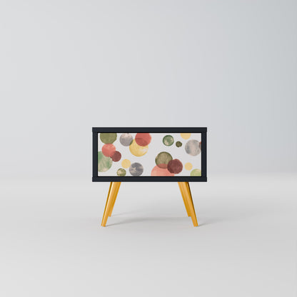 FLEETING HAPPINESS Nightstand in Black Finish