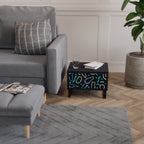 CONTRAST DANCE Nattduksbord i svart finish