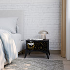 STELLAR CONSTELLATIONS Nattduksbord i svart finish