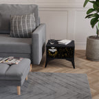 STELLAR CONSTELLATIONS Nattduksbord i svart finish