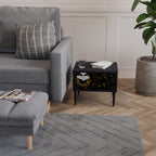 STELLAR CONSTELLATIONS Nattduksbord i svart finish