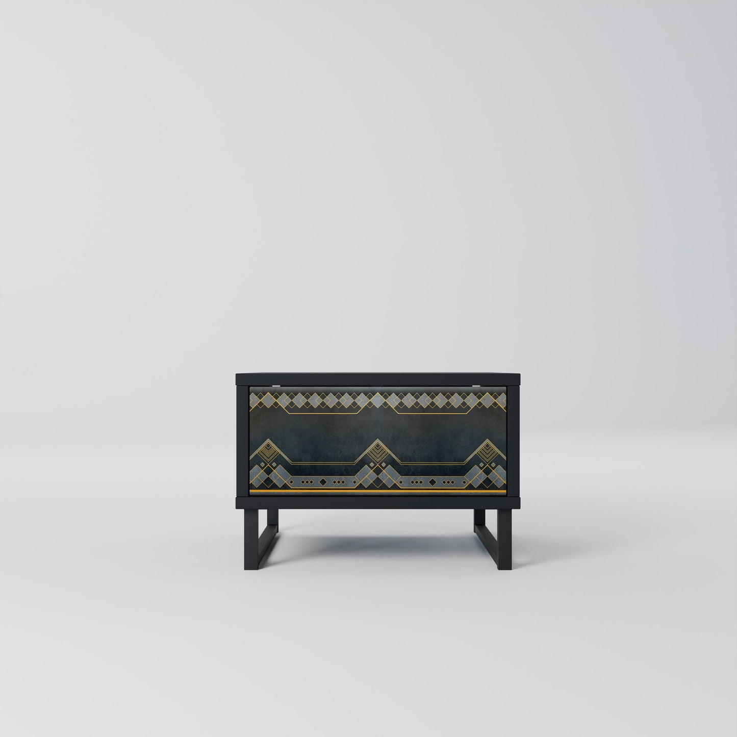 ROYAL ORDINARINESS Nightstand in Black Finish