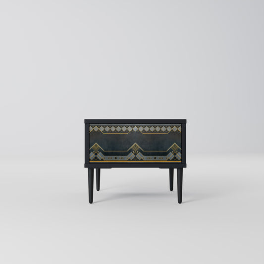 ROYAL ORDINARINESS Nightstand in Black Finish