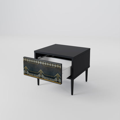 ROYAL ORDINARINESS Nightstand in Black Finish