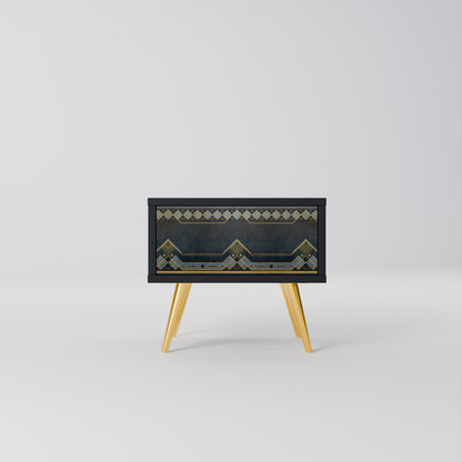ROYAL ORDINARINESS Nightstand in Black Finish