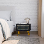 ROYAL ORDINARINESS Nattduksbord i svart finish