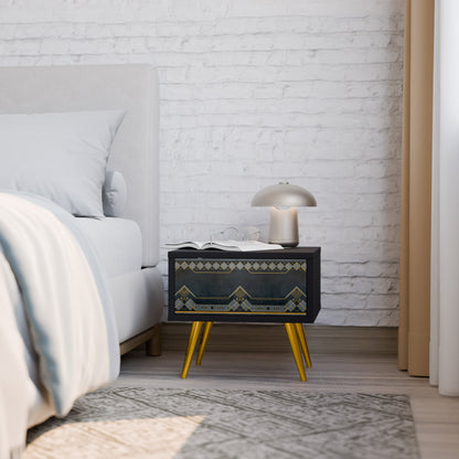 ROYAL ORDINARINESS Nightstand in Black Finish