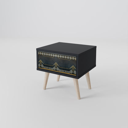 ROYAL ORDINARINESS Nightstand in Black Finish