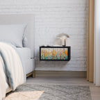 Nattduksbord i björk, kalejdoskop