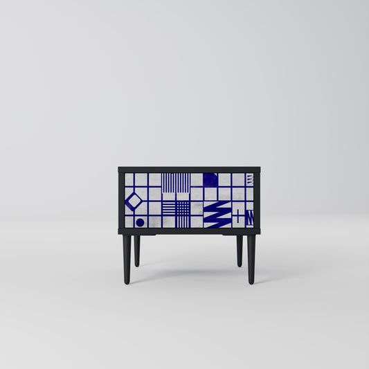 THE RIGHT PLACES Nightstand in Black Finish