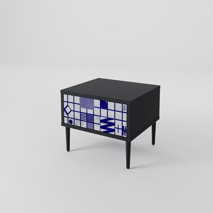 THE RIGHT PLACES Nightstand in Black Finish