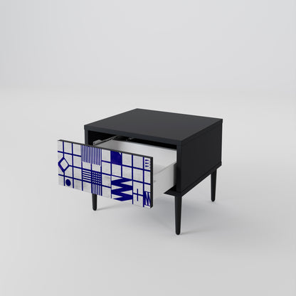 THE RIGHT PLACES Nightstand in Black Finish