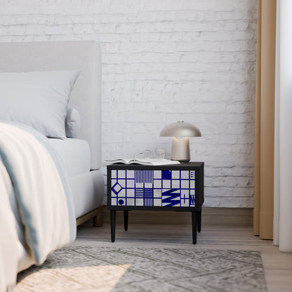 THE RIGHT PLACES Nightstand in Black Finish
