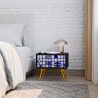 THE RIGHT PLACES Nattduksbord i svart finish