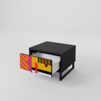 VIVID ART nattduksbord i svart finish