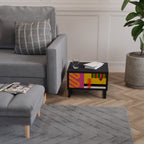 VIVID ART nattduksbord i svart finish