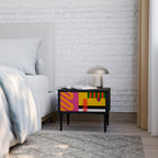 VIVID ART nattduksbord i svart finish