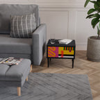 VIVID ART nattduksbord i svart finish