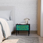 NOSTALGISKA MINNEN Nattduksbord i svart finish