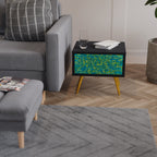 NOSTALGISKA MINNEN Nattduksbord i svart finish