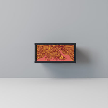FLOATING THOUGHTS Nightstand in Black Finish