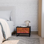 FLOATING THOUGHTS Nightstand in Black Finish