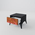 FLOATING THOUGHTS Nightstand in Black Finish
