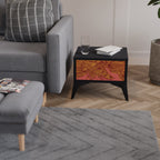 FLOATING THOUGHTS Nightstand in Black Finish