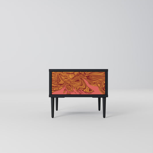 FLOATING THOUGHTS Nightstand in Black Finish