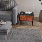 FLOATING THOUGHTS Nightstand in Black Finish