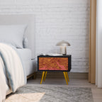 FLOATING THOUGHTS Nightstand in Black Finish