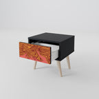 FLOATING THOUGHTS Nightstand in Black Finish
