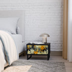 SUNKISSED LILY Nattduksbord i svart finish