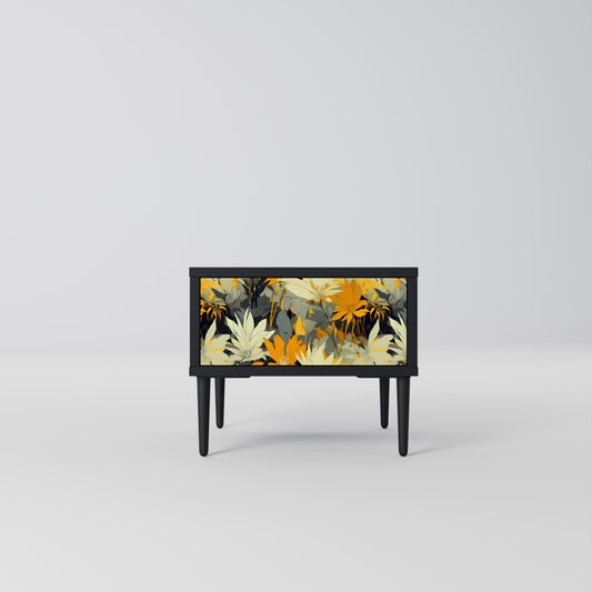 SUNKISSED LILY Nightstand in Black Finish