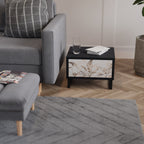 WILD TENDERNESS Nightstand in Black Finish