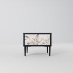 WILD TENDERNESS Nightstand in Black Finish