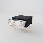 WILD TENDERNESS Nightstand in Black Finish