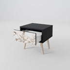WILD TENDERNESS Nightstand in Black Finish