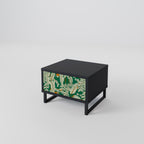 VERDANT PLEASURES Nightstand in Black Finish