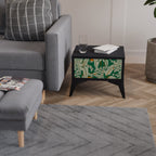 VERDANT PLEASURES Nightstand in Black Finish