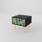 VERDANT PLEASURES Nightstand in Black Finish